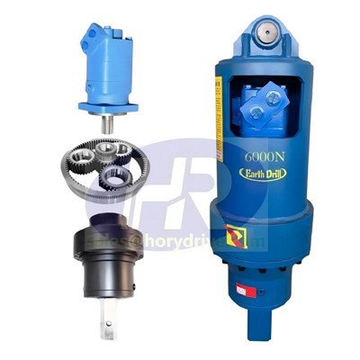 Minicargadora Earth Auger Drive 6000 Nm